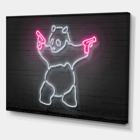 Bad Panda - Modern & Contemporary Canvas Wall Art