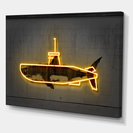 Yellow submarine - Modern & Contemporary Canvas Artwork