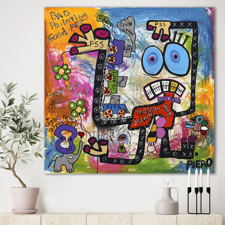 Teeth Braces - Modern & Contemporary Canvas Art Print