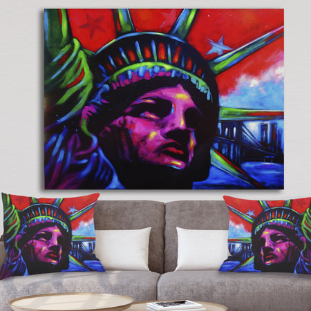 Lady Liberty - Modern & Contemporary Gallery-wrapped Canvas