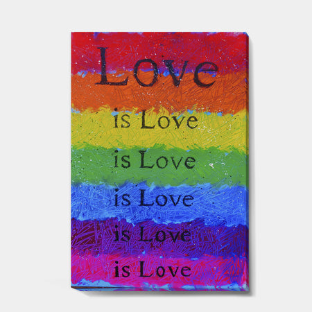 Love Is Love - Cottage Canvas Artwork
