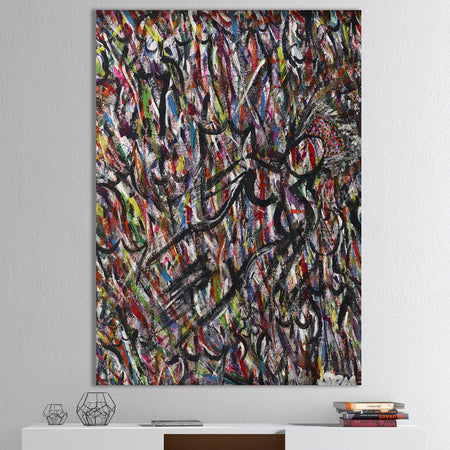 Abstract Nude I - Modern & Contemporary Premium Canvas Wall Art