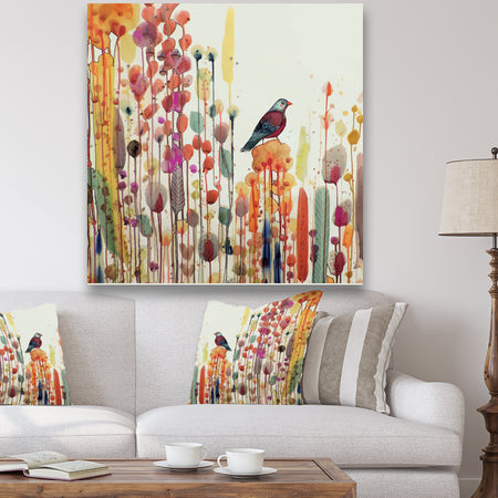 Joie De Vivre Carre - Cottage Canvas Artwork