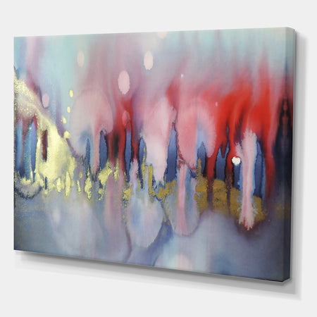 Chinook Composition of Red Blue And Yellow - Modern & Contemporary Gallery-wrapped Canvas