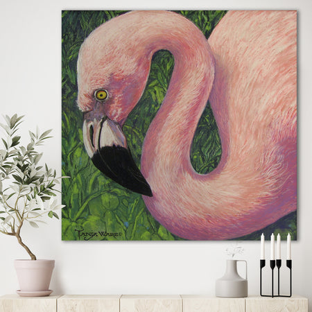 Flamboyant Flamingo - Cottage Gallery-wrapped Canvas