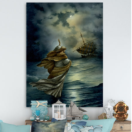 Jesus Walking On Water - Nautical & Coastal Canvas Artwork