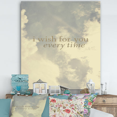 I Wish For You - Cottage Gallery-wrapped Canvas