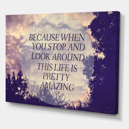Pretty Amazing - Cottage Canvas Art Print