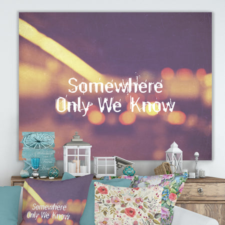 Somewhere Only We Know II - Cottage Premium Canvas Wall Art