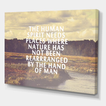The Human Spirit - Cottage Canvas Art Print