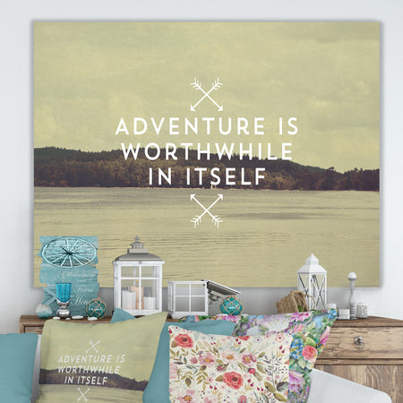 Worthwhile - Cottage Gallery-wrapped Canvas