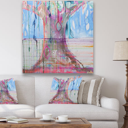 Energy Tree - Cottage Canvas Artwork
