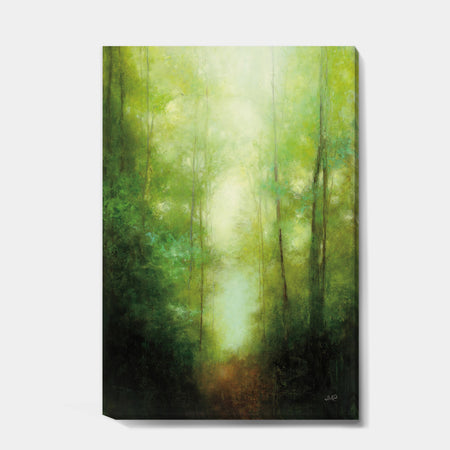 Into the Clearing Forest - Traditional Landscape Canvas Art