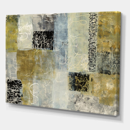 Multicolor Twin City - Glam Gallery-wrapped Canvas