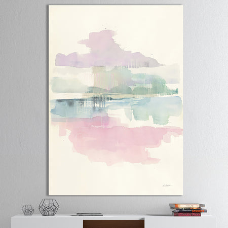 Pink Lifting Fog - Shabby Chic Gallery-wrapped Canvas