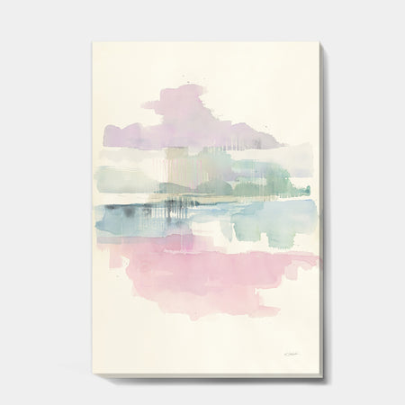 Pink Lifting Fog - Shabby Chic Gallery-wrapped Canvas