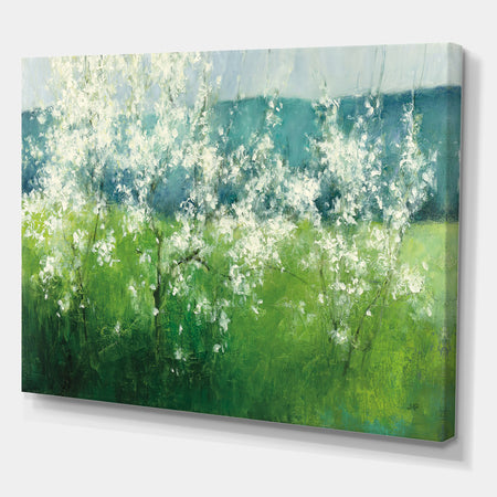 Green Mountain Spring - Cottage Premium Canvas Wall Art