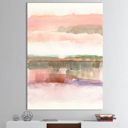 Influence of Line and Color - Traditional Floral Canvas Artwork