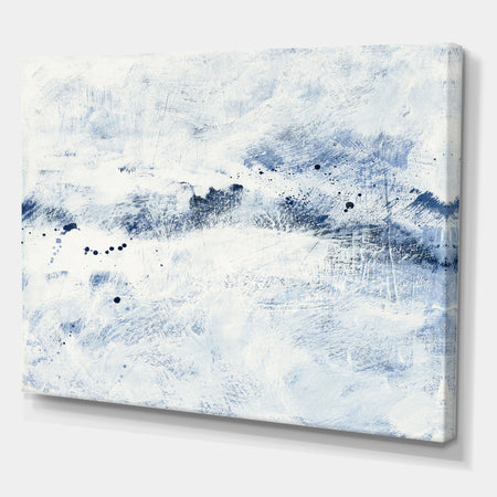 Blue Wipe Out - Traditional Canvas Art