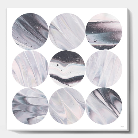 Circle Marble III - Modern Geometric Canvas Art