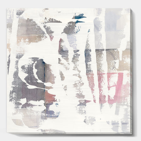 White Out Geometric - Modern & Contemporary Canvas Art