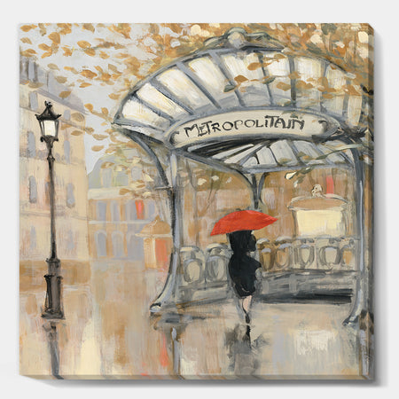 Love in Paris IV - Romantic French Country Canvas Artwork