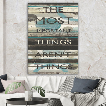 Blue Zephyr Quote II - Cottage Inspirational Gallery-wrapped Canvas