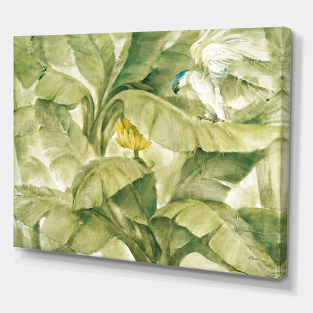 Tropical Canopy II Green - Traditional Canvas Artwork