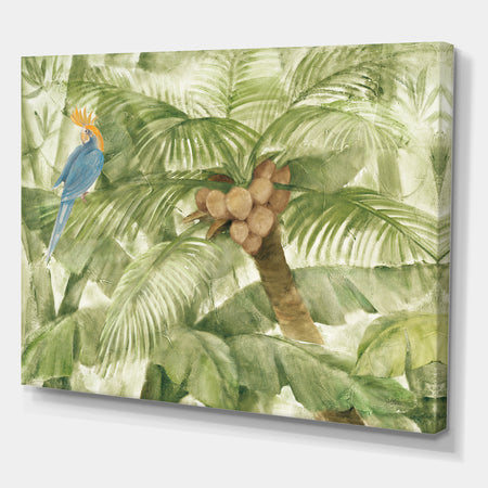 Tropical Canopy I Green - Traditional Canvas Art