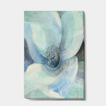 Watercolor Moonlight Magnolia II - Farmhouse Gallery-wrapped Canvas