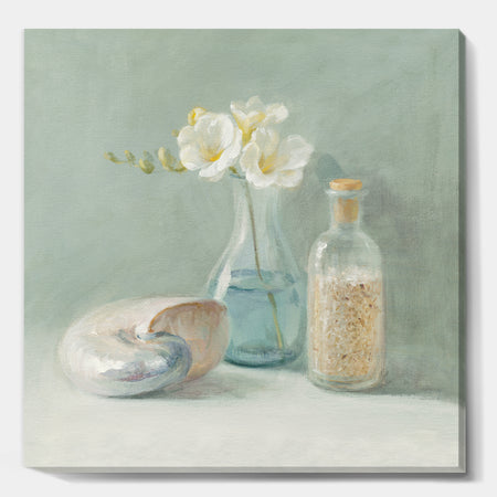 Pastel Bath II - Nautical & Beach Canvas Artwork