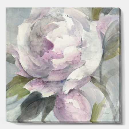 Twilight Peony - Shabby Chic Gallery-wrapped Canvas