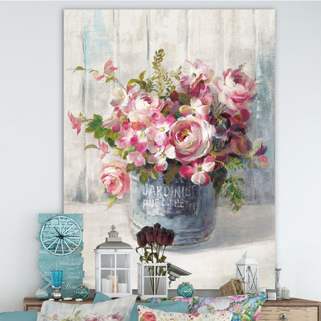 Maison Des Fleurs III - Cabin & Lodge Canvas Art