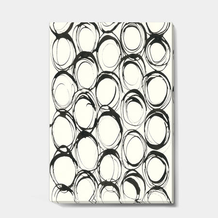 minimalist black and white II - Transitional Canvas Artwork
