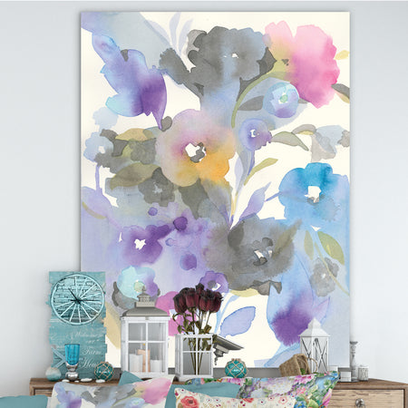 Jewel Garden I - Modern Farmhouse Gallery-wrapped Canvas