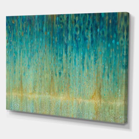 Rain Abstract Panel - Modern & Contemporary Premium Canvas Wall Art