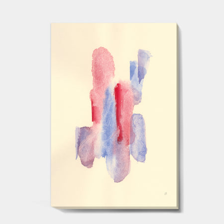 geometric Pastel II - Mid-Century Modern Canvas Artwork