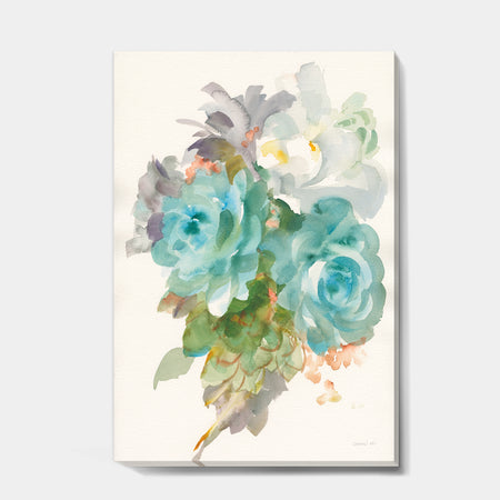 Multicolor French Bouquet II - Farmhouse Canvas Artwork