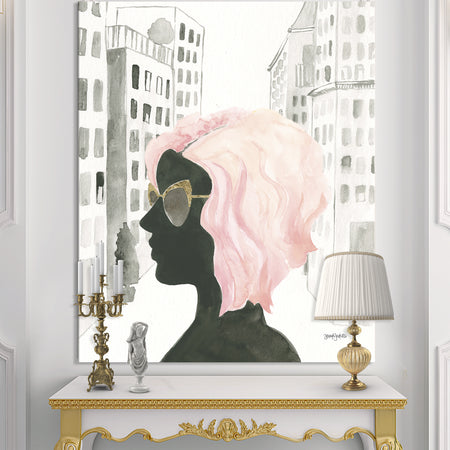 Glam Pink Ladies IV - Fashion Gallery-wrapped Canvas