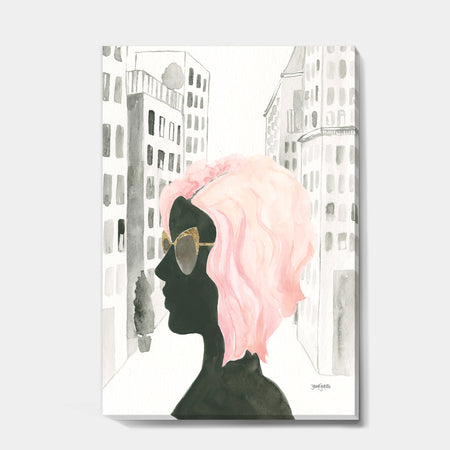 Glam Pink Ladies IV - Fashion Gallery-wrapped Canvas