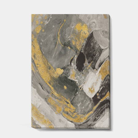 Marble Gold and Black II - Modern & Contemporary Canvas Art
