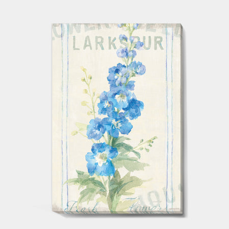 Floursack Florals VII - Cottage Premium Canvas Wall Art
