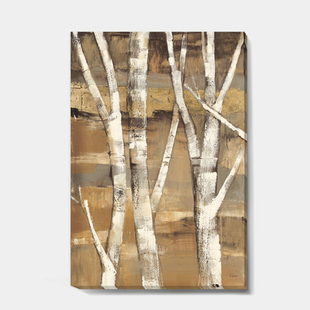 Natural Birch Forest II - Traditional Canvas Art
