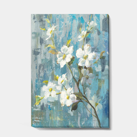 Pastel Magnolia II - Floral & Botanical Premium Canvas Wall Art