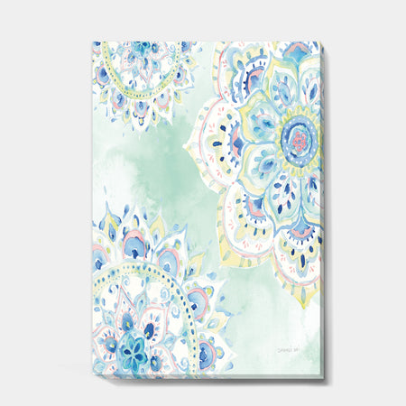 Watercolor mandalas IV - Floral & Botanical Canvas Artwork