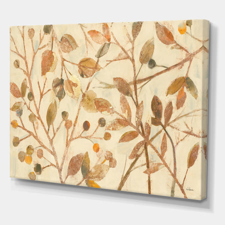 Copper Branches Composition - Lake House Premium Canvas Wall Art