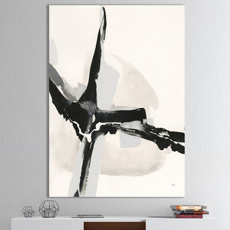 Abstract Neutral I - Mid-Century Modern Canvas Art