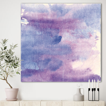 Watercolor Purple Haze II - Modern & Contemporary Canvas Artwork