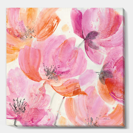 Shabby Flower III - Shabby Chic Premium Canvas Wall Art