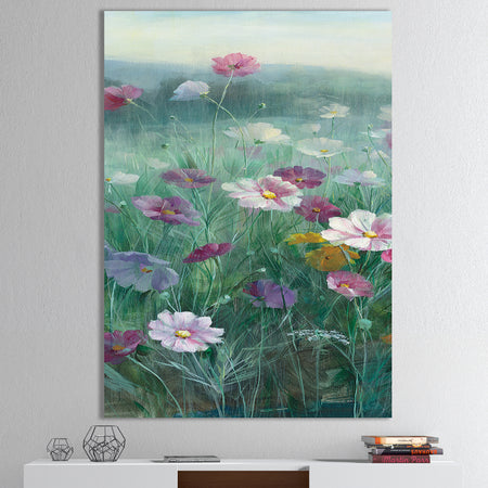 Cosmos at Dawn II - Farmhouse Canvas Art